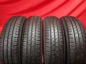 中古タイヤ 155/65R14 75H 4本セット ブリヂストン エコピア NH100C BRIDGESTONE ECOPIA NH100C 8分山★n14 N-WGN ルークス R2 アルト