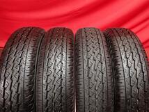 中古タイヤ 145/80R12 80/78N 4本セット ブリヂストン K370 BRIDGESTONE K370 9.5分山★n12 エブリィ NV100 クリッパー ミニキャブ_画像1