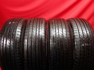 中古タイヤ 195/60R16 89H 4本セット ヨコハマ ブルーアース RV-02 YOKOHAMA BLUEARTH RV-02 7.5分山★n16 セレナ ウィッシュ ラフェスタ