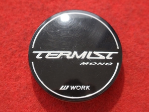 1枚 WORK TERMIST MONO 中古 ホイール センターキャップ センターカバー エンブレム オーナメント cap