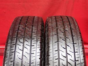 中古タイヤ 185/75R15 106/104N 2本セット ブリヂストン エコピア R710 BRIDGESTONE ECOPIA R710 8.5分山★n15 キャラバン バン ダイナ・・