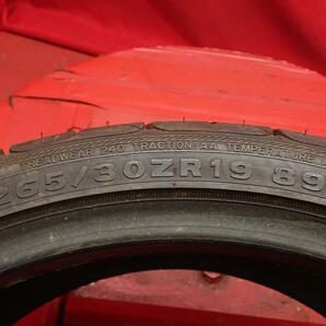 単品 タイヤ 1本 《 フェデラル 》 スーパースチール595 [ 265/30R19 89W ]9.5分山★n19 クラウン アスリート IS250C Eクラスの画像9