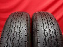 中古タイヤ 195/80R15 107/105L 2本セット ブリヂストン RD・613V BRIDGESTONE 613V 7.0分山★n15 商用車 ハイエース キャラバン コモ_画像1