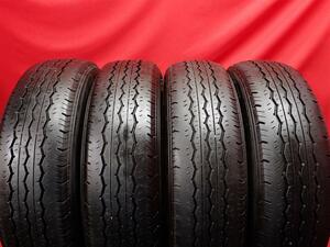 中古タイヤ 195/80R15 107/105N 4本セット ブリヂストン エコピア RD-613 BRIDGESTONE ECOPIA 7.5分山★n15 商用車 ハイエース キャラバン