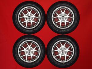 シュナイダー Style52 6J 15インチ PCD114.3 5穴 +50 ハブ73 + グッドイヤー ベクター4シーズンズハイブリッド 195/65R15 8.5/6.5分山 tw15