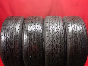 タイヤ4本 《 コンチネンタル 》 コンチ クロスコンタクトLX2 [ 225/55R18 98V ]8.5分山★ デリカD:5 フォレスター エルグランド n18