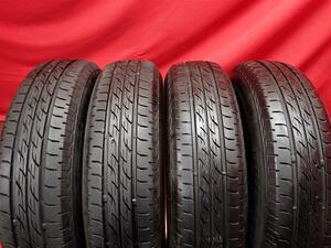 中古タイヤ 155/80R13 79S 4本セット ブリヂストン ネクストリー BRIDGESTONE NEXTRY 7.5分山★n13 パッソ ブーン ヴィッツ Kei ロゴ