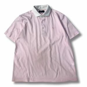 《オススメ◎》FRED PERRY フレッドペリー★ワンポイント*日本製*ポロシャツ*パステルピンク*サイズXL(MS2776)◆S60