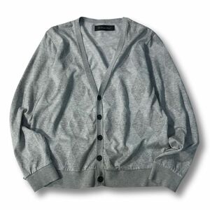 { superior article *}LOUNGE LIZARD Lounge Lizard * made in Japan *a-ga il pattern * cardigan * gray * size 2(MA6282)*S60