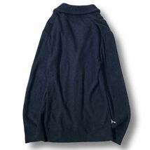 《良品◎》UNITED ARROWS ユナイテッドアローズ★コットンリネン*綿麻*ニットカーディガン*セーター*ネイビー*サイズM(MA6333)◆S80_画像2