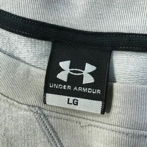 《良品◎》UNDER ARMOUR アンダーアーマー★ワンポイントデザイン*半袖*トレーナー*スウェット*スポーツ*グレー*サイズLG(MS2834)◆S60の画像5