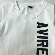 《良品◎》AVIREX アヴィレックス★ビッグロゴ*フロントデザイン*半袖Tシャツ*カットソー*ホワイト*サイズF(MS2832)◆YP_画像3