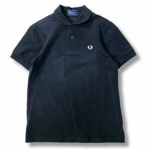 《良品◎》FRED PERRY フレッドペリー★ワンポイント*ポロシャツ*ネイビー*サイズXS(MS2703)◆S60