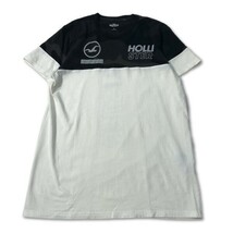 《良品◎》HOLLISTER ホリスター★ビッグロゴデザイン*Tシャツ*カットソー*ブラック/ホワイト*サイズS(MS2400)◆YP_画像1