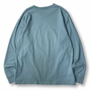 《オススメ◎》Carhartt カーハート★ワンポイント*長袖*ポケットTシャツ*カットソー*グレー*サイズS(MA6213)◆S60の画像2