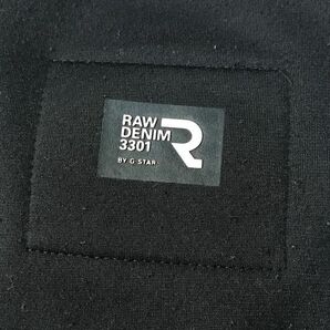 《良品◎》G-STAR RAW ジースターロゥ★ビッグロゴ*ジャージ*トラックジャケット*ブラック*サイズL(MA6258)◆S60の画像4