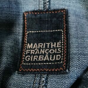 《良品◎》MARITHE FRANCOIS GIRBAUD マリテフランソワジルボー★デザイン*デニムジャケット*インディゴブルー*サイズS(LA1803)◆S80の画像4