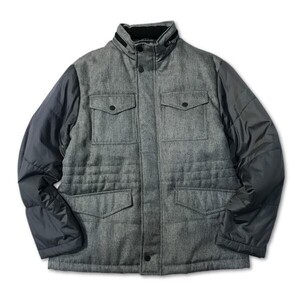 abx abx * Капюшон хранения * Хлопок * Дизайн блузон куртка * Серый * Размер L (MW2159) ◆S80