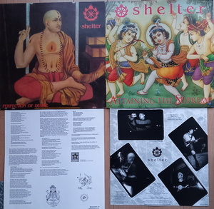 ♪ レア US Origi LP 2枚まとめて Shelter Attaining The Supreme クリシュナ ハードコア 名盤1st&3rd アルバム Youth Of Today Ray Cappo