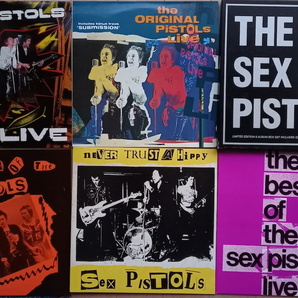 ♪ レア LP 5枚 BOX SET まとめて セット LP Sex Pistols Jock Box 1 JOCKBOX1 セックス・ピストルズ LIVE の画像1