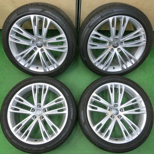 *送料無料* バリ溝！キレイ！9分★アウディ A7 Sライン 純正 255/40R20 ピレリ PZERO TM 20インチ PCD112/5H★4032701イノ