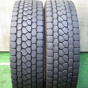 *送料無料* バリ溝！22年！8.5分★トラック タイヤ 265/70R19.5 140/138J ブリヂストン エコピア M801Ⅱ ミックス★4032702クスタ