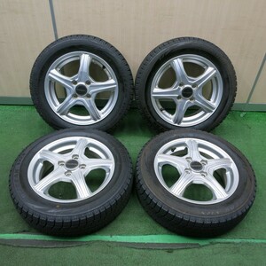 *送料無料* バリ溝！20年！ほぼ10分★スタッドレス 155/65R14 ブリヂストン ブリザック VRX BALMINUM バルミナ PCD100/4H★4032703NJス