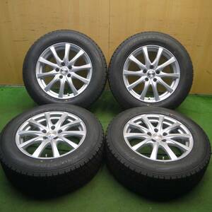 *送料無料* 超バリ溝！キレイ！9.5分以上★スタッドレス 225/65R17 グッドイヤー アイスナビ SUV ravrion RS01 PCD114.3/5H★4040110Hス