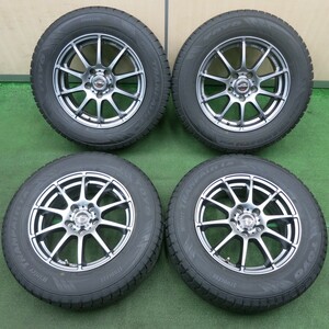 *送料無料* バリ溝！20年！綺麗！9.5分★スタッドレス 215/65R16 トーヨー ウインタートランパス TX SCHNEIDER PCD114.3/5H★4040911TNス