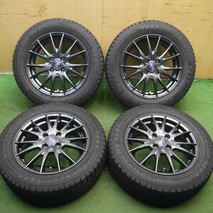 *送料無料* バリ溝！21年！綺麗！ほぼ10分★スタッドレス 185/60R15 ダンロップ ウインターマックス03 VELVA SPORTZ PCD100/4H★4040909Hス