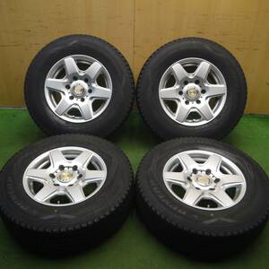 *送料無料* バリ溝！9.5分★ハイエース等 195/80R15 スタッドレス ダンロップ ウインターマックス SV01 Ripresa S PCD139.7/6H★4040912Hス