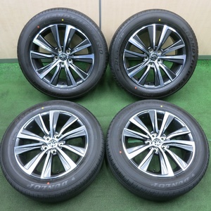 *送料無料* 新車外し！23年★トヨタ 80系 ハリアー Gグレード 純正 225/60R18 ダンロップ グラントレック PT30 PCD114.3/5H★4041004TNノ