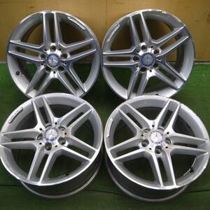 *送料無料* 4本価格★ベンツ Cクラス W204 純正 AMG ホイール 17インチ 17×7.5J 17×8.5J PCD112/5H★4041011Hホ