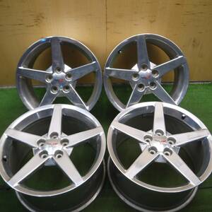 * free shipping * 4ps.@ price * rare Chevrolet Corvette C6 original wheel 18 -inch 19 -inch 18×8.5J 19×10J PCD120.65/5H*4041007H ho 