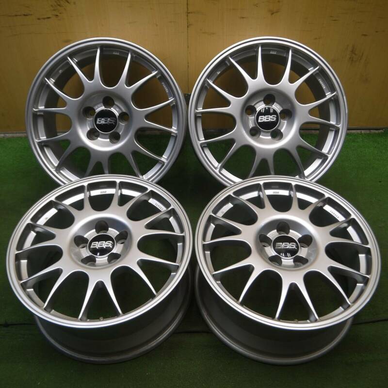 *送料無料* キレイ★トヨタ 200系 クラウン 純正 OP BBS RG504 ホイール 18インチ 18&#215;8J PCD114.3/5H★4041915Hホ