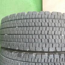 *送料無料* バリ溝！23年！9分★トラック タイヤ 265/70R19.5 140/138J スタッドレス ブリヂストン W900 19.5インチ★4042408KMスタ_画像10