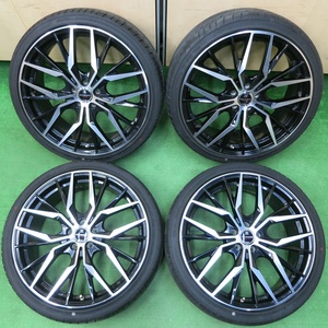 *送料無料* バリ溝 22年 綺麗 9.5分★LOXARNY 632 MULTI FORCHETTA TR5 225/35R19 グッドイヤー イーグル LS2000 PCD100/5H★4042307イノ