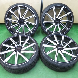 *送料無料* バリ溝！21年！ほぼ10分★VOSSEN 245/30R22 デリンテ Desert StormⅡ DS8 ヴォッセン 22インチ PCD114.3/5H★4042208KMノ