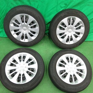 *送料無料* キレイ！22年★トヨタ タンク ルーミー 純正 スチール 165/65R14 ミネルバ ラジアル 209 14インチ PCD100/4H★4042305ナノ