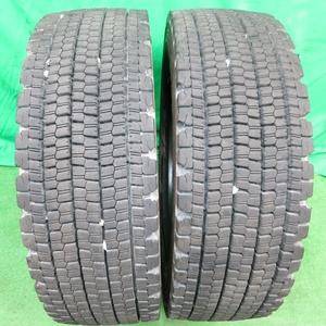 *送料無料* バリ溝！23年！8.5分★トラック タイヤ 265/70R19.5 140/138J スタッドレス ブリヂストン W900 19.5インチ★4042404ナスタ