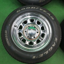 *送料無料* バリ溝！9.5分★DAYTONA 215/65R16 グッドイヤー イーグル #1 ナスカー ホワイトレター デイトナ PCD139.7/6H★4042708ナノ_画像4