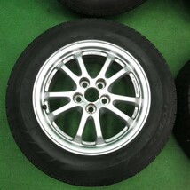 *送料無料* バリ溝 21年 9.5分★トヨタ 50 プリウス 純正 195/65R15 スタッドレス ハンコック winter i*cept IZ2A PCD100/5H★4042711ナス_画像4