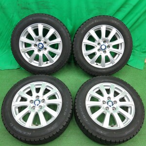 *送料無料* バリ溝！ほぼ10分★スタッドレス 185/60R15 グッドイヤー アイスナビ6 JENEIGE 15インチ PCD100/5H★4042704ナス