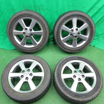 *送料無料* バリ溝！8.5分★トヨタ アイシス 純正 205/55R16 スタッドレス ダンロップ DSX 16インチ PCD114.3/5H★4042705ナス_画像1