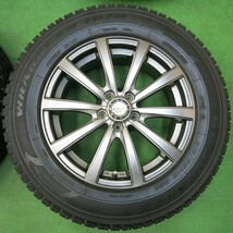 *送料無料* バリ溝！9分★フォレスター等 215/65R16 スタッドレス グッドイヤー ラングラー IP/N ZACK JP-110 PCD100/5H★4042401イス_画像5