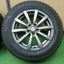 *送料無料* バリ溝！9分★フォレスター等 215/65R16 スタッドレス グッドイヤー ラングラー IP/N ZACK JP-110 PCD100/5H★4042401イス_画像3