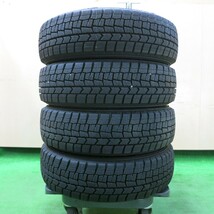 *送料無料* バリ溝 22年 綺麗 ほぼ10分★スタッドレス 155/65R14 ダンロップ ウインターマックス WM02 MACBES MB8 PCD100/4H★4042504イス_画像8