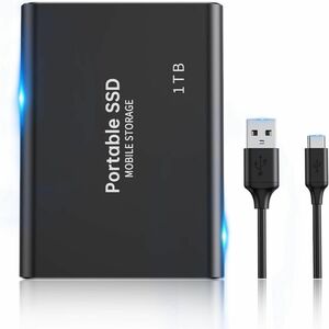 外付けssd 1TB USB3.2 Gen1 最大読み込み速度1050MB/s・