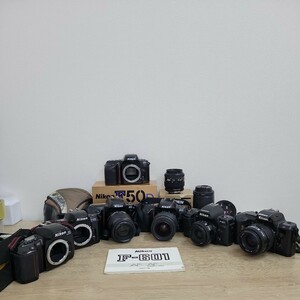 【美品】ニコン　Nikon　F 50 601 801 AF フィルムカメラ　レンズ　一眼レフ　TAMRON タムロン　カメラ　セット　まとめ　希少　レア