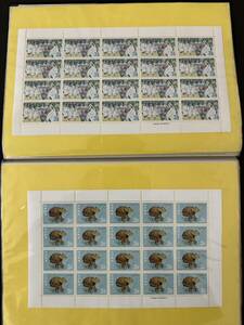 琉球切手　シート　まとめ売り　琉球郵便　切手　未使用　文化財保護強調週間　海洋シリーズ　切手趣味週間　希少　15枚